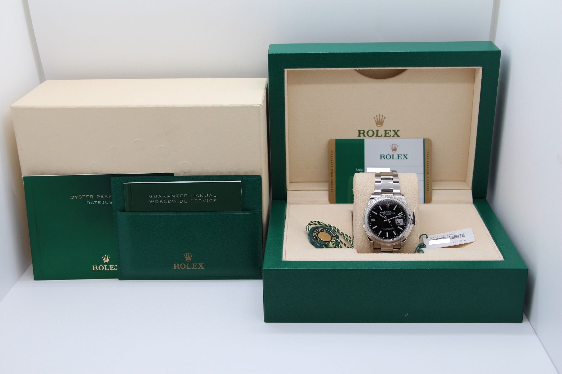 Rolex Orologi: Rolex Datejust 36 Schwarz Ref. 126200, Full-Set – Usato da Zug venduto da eMDi_Collection 8