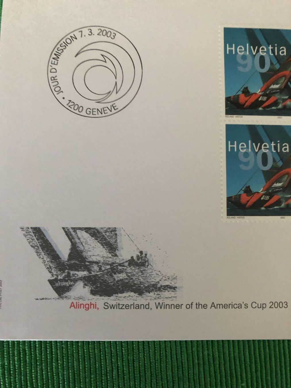 Tutti i francobolli: 2003 Sondermarke Alinghi – Usato da Horw venduto da Luki49 5