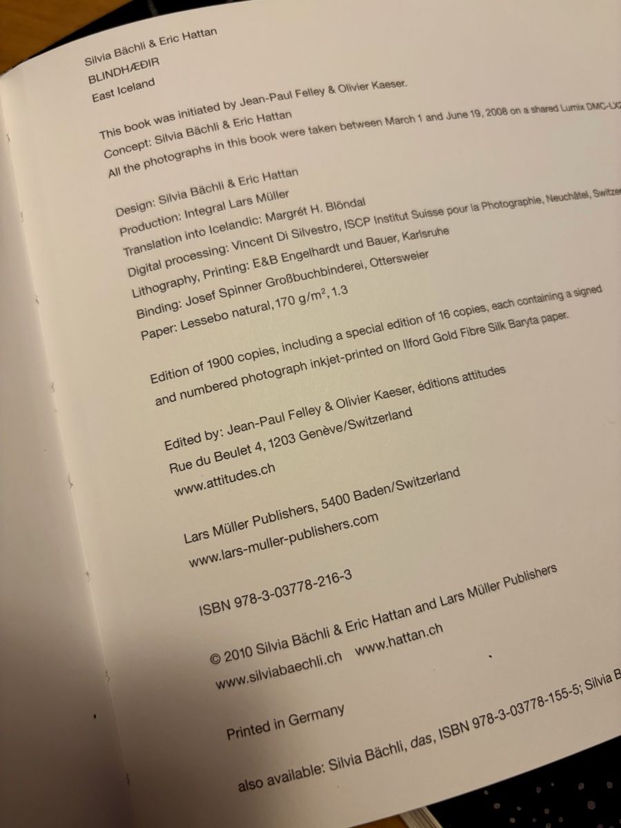 Libri: Bächli und Hattan Blindhaedir East Iceland – Usato da Basel venduto da Konix 9