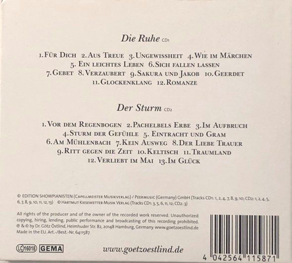 CD: Götz Östlund - Die Ruhe & der Sturm – Usato da Grüningen venduto da azulgris 1