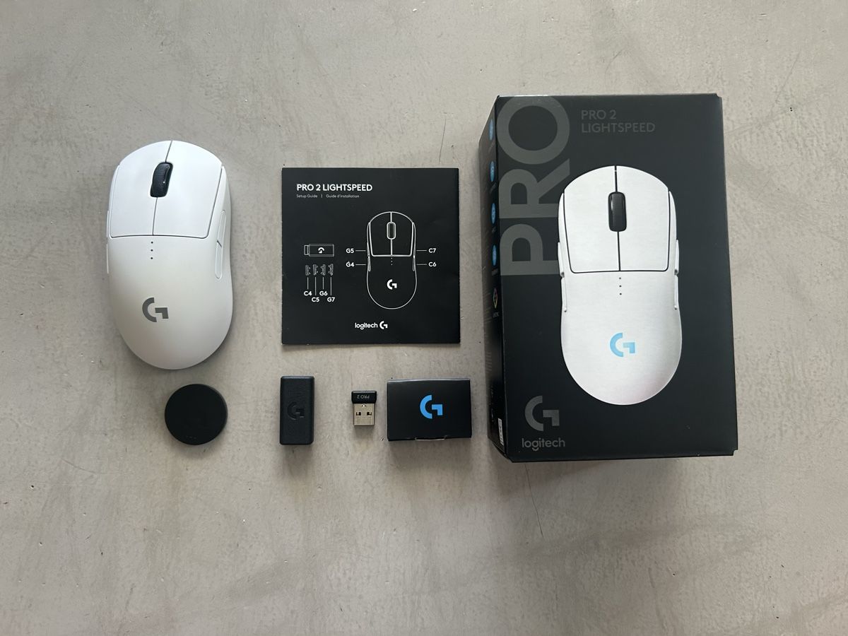 Logitech Mouse: Logitech Gaming Maus Pro 2 Lightspeed weiss – Usato da Ebikon venduto da immo-th 1