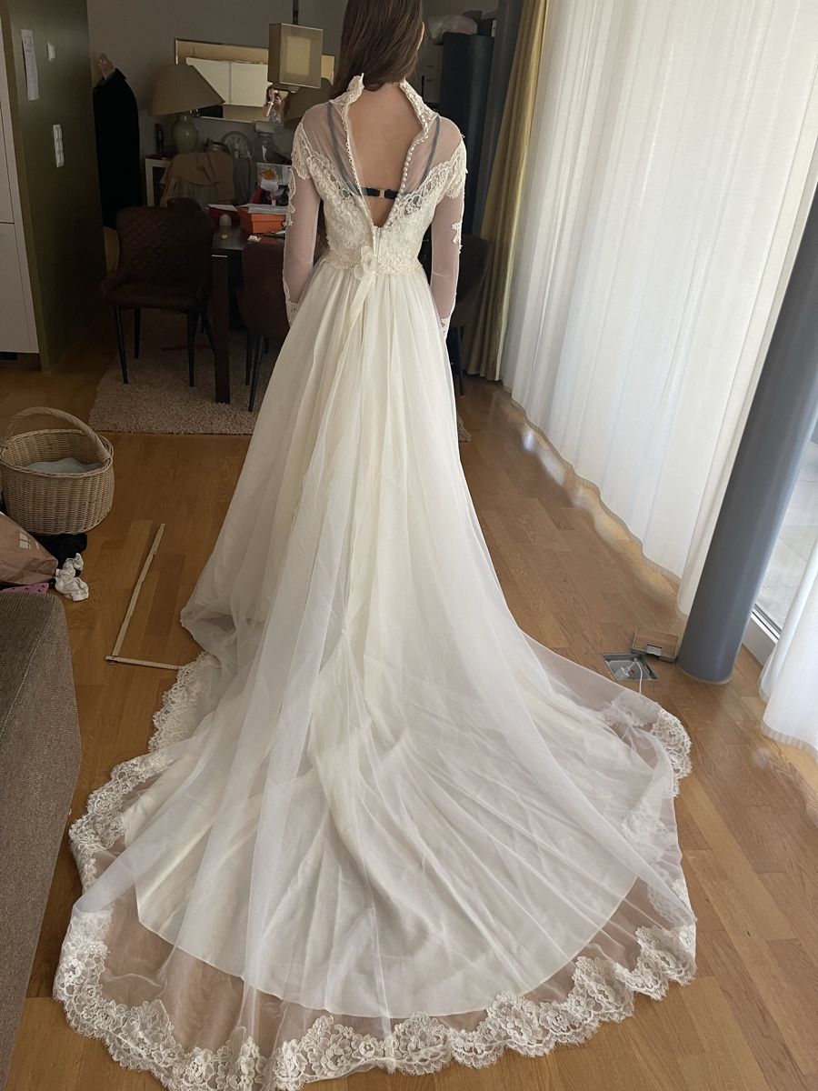 Vestiti: Wunderschönes Vintage Brautkleid mit Spitze – Usato da Rüschlikon venduto da Lajniii 1