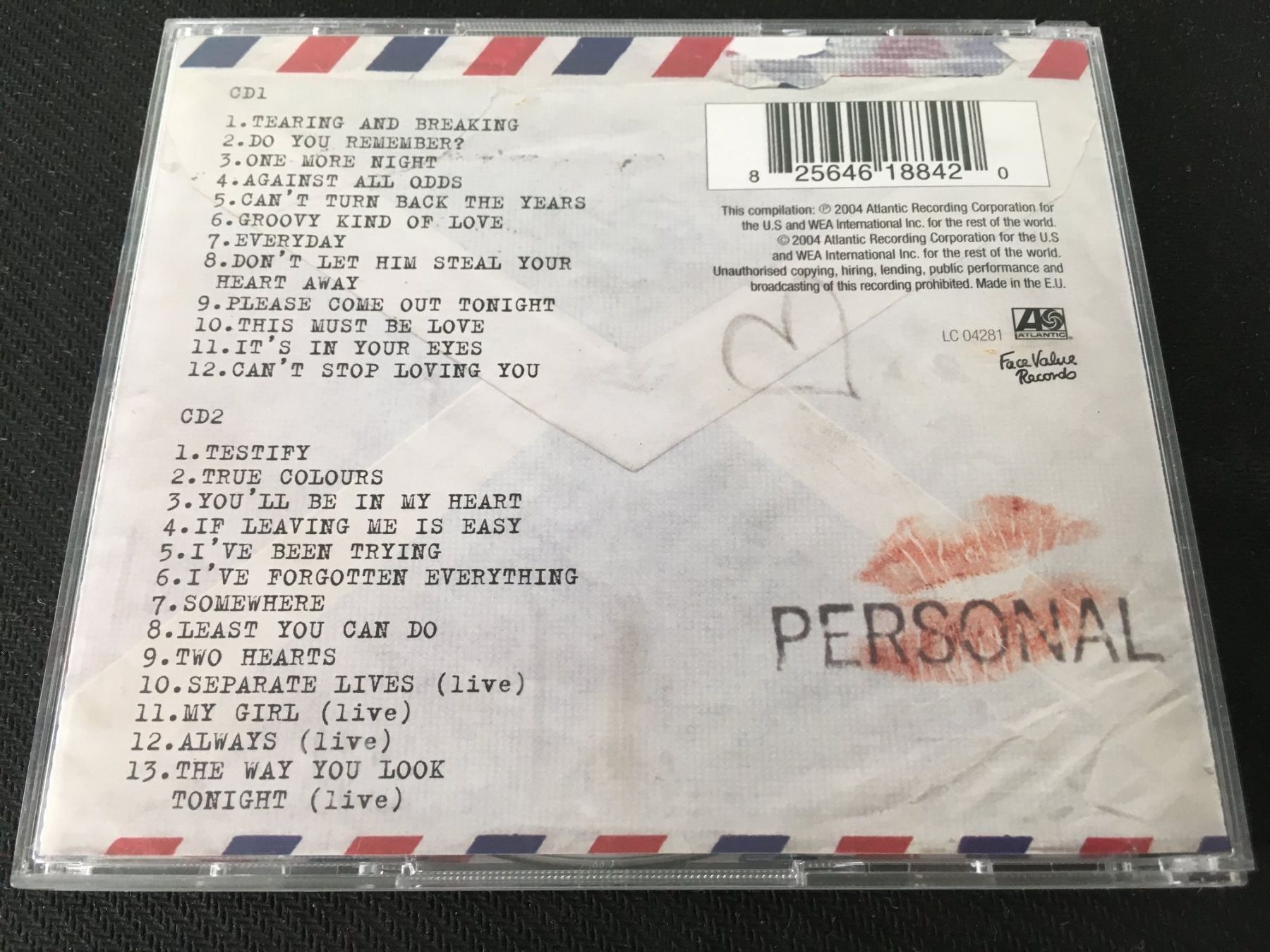 CD: Phil Collins - Love Songs -CD- 2cd – Usato da St.Gallen venduto da MedienJoe 2