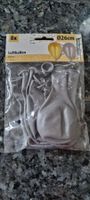 8 graue Luftballons, 26cm Durchmesser, Neu & OVP!