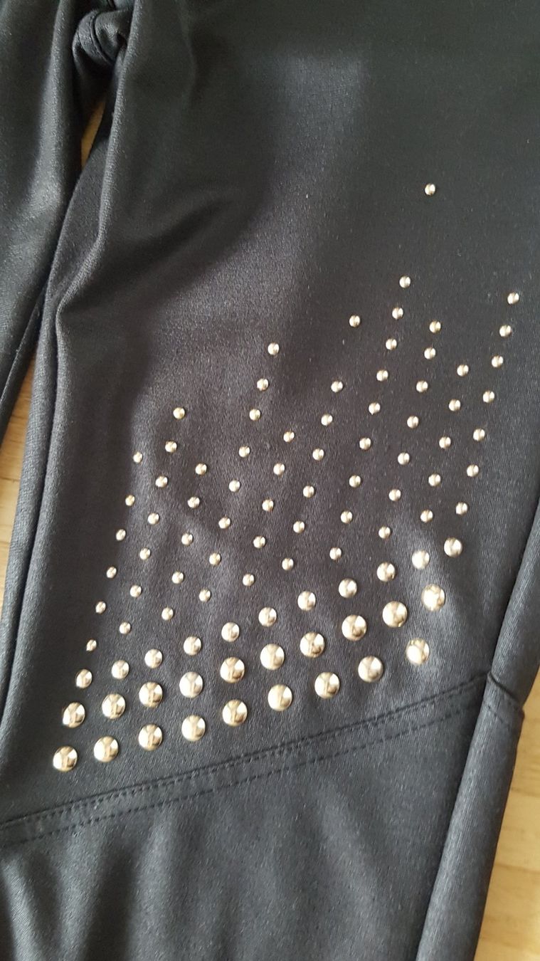 Leggings: Leggins noir avec dentelle – Neu (gemäss Beschreibung) aus Le Mont-sur-Lausanne von olatiu 1