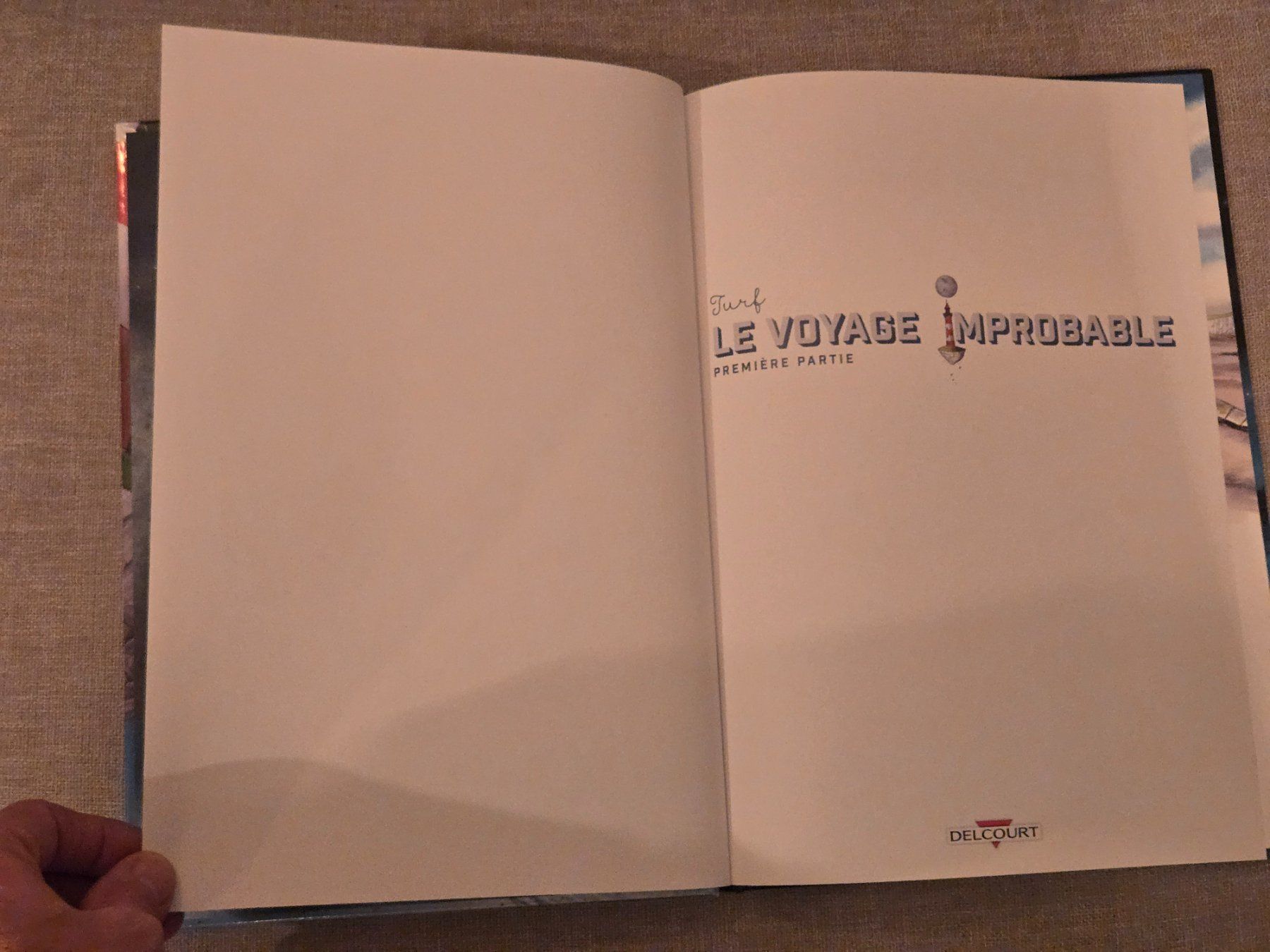 BD: Le voyage improbable n°1 - Première partie - EO – D'occasion à Crémines par Blakedrake 4