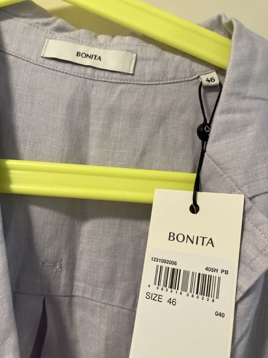 Camicette: Neu Bonita Leinen Hemd – Nuovo e nell'imballaggio originale da Basel venduto da aguona 1