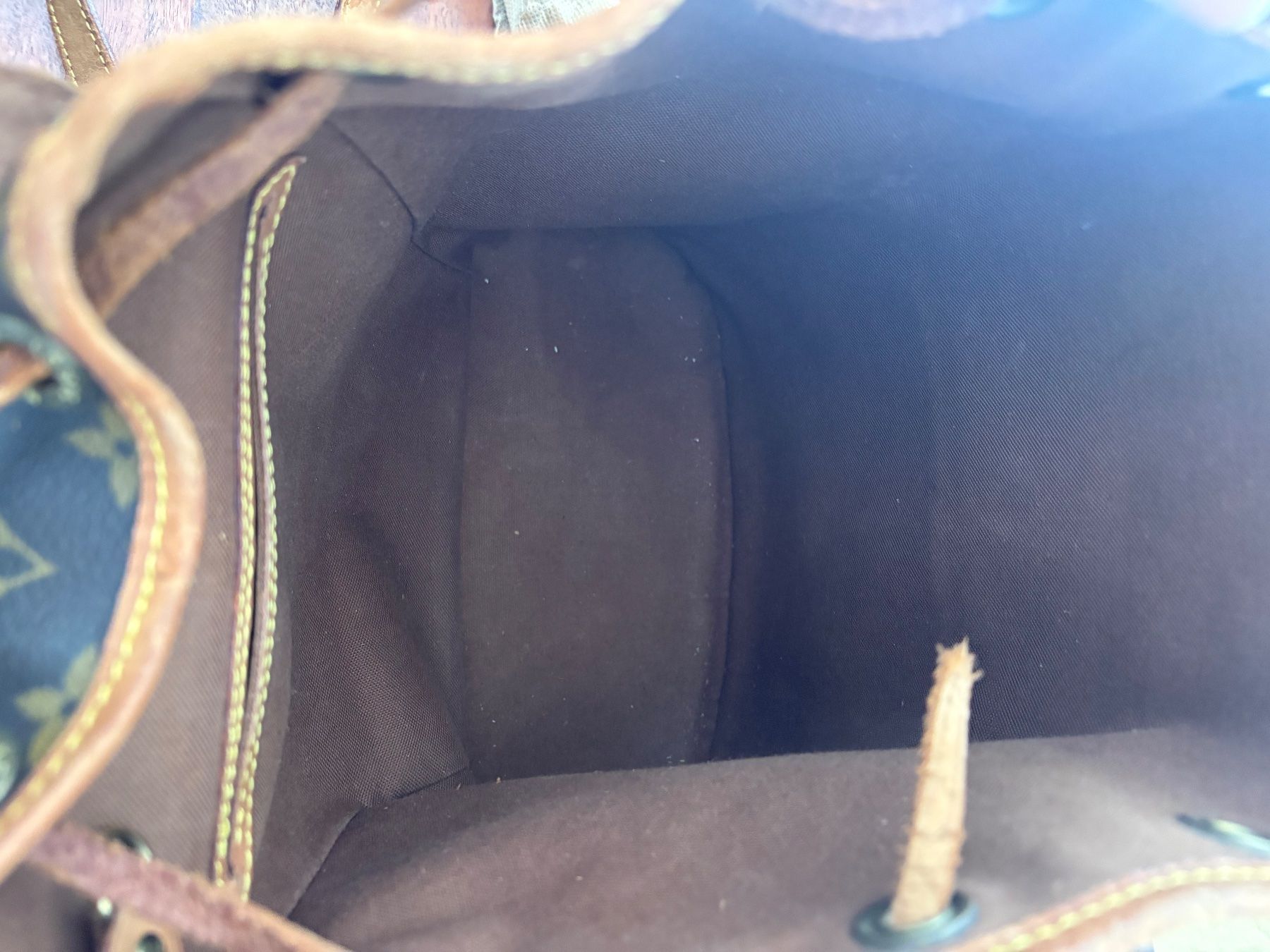Louis Vuitton Zaini: Louis Vuitton Montsouris MM Monogram Rucksack – Usato da Basel venduto da mari474 2