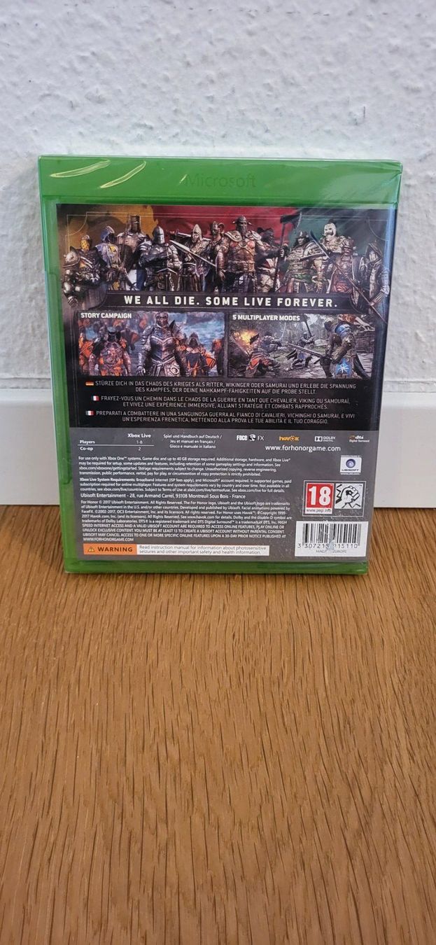 Microsoft Jeux: Xbox One - For Honor – Neuf avec emballage d'origine à Münsingen par Heroism2010 1