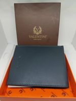 valentini ITALY portemonnaie/ geldbörse Dunkeblau 100% leder