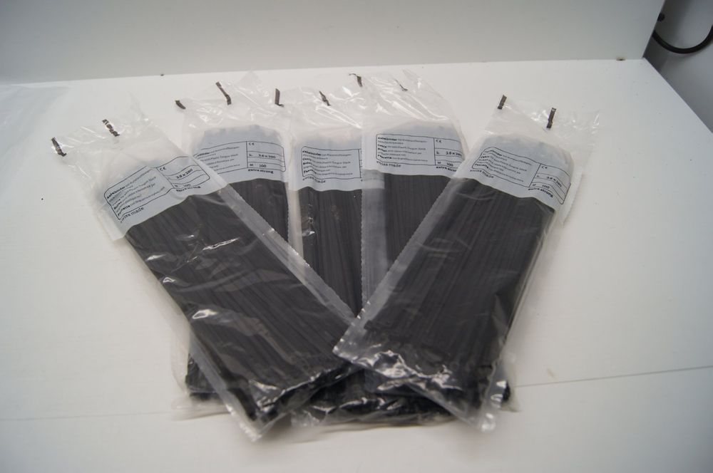 Neiko 27,9 Cm Kabelbinder – 500 Stück, Made In USA, Mit Gebogener Spitze Für Einfaches Einfädeln