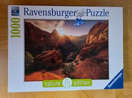 Ravensburger Puzzle, 1000 Teile, Natur Edition, komplett