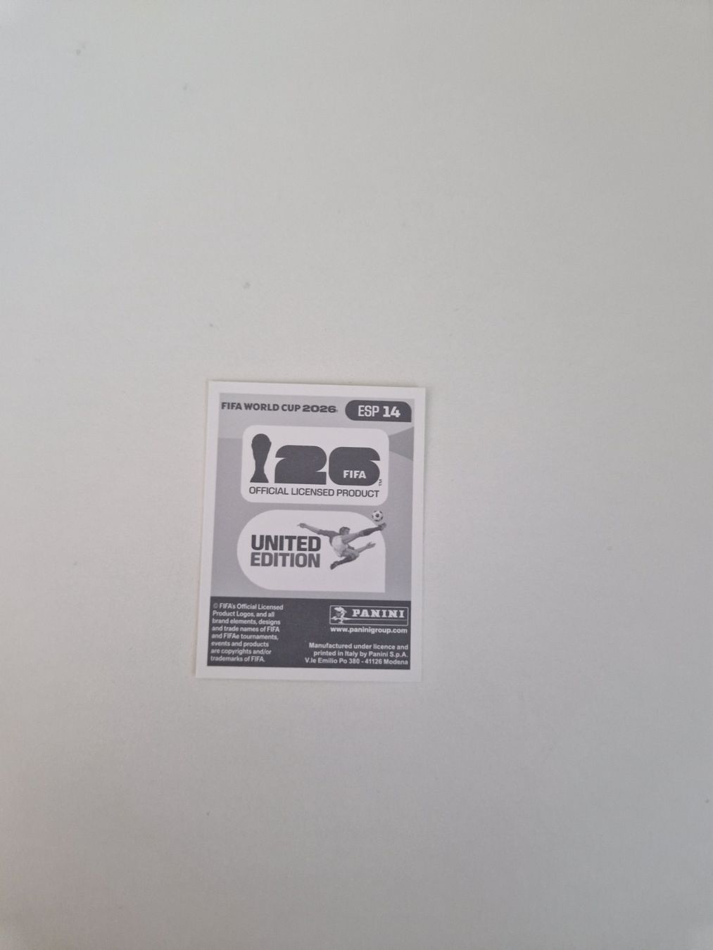 Panini Cartes à collectionner: Panini Sticker ESP14 – Neuf (Voir description) à Stüsslingen par white_angel86 1