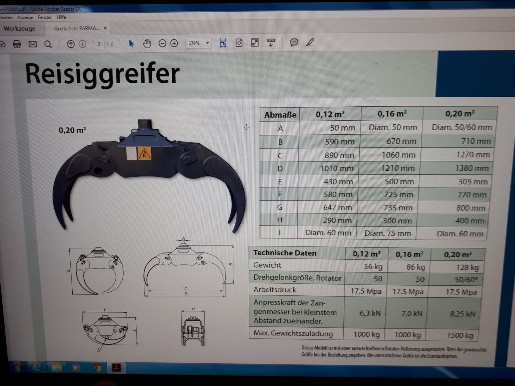 Pinze: Reisiggreifer, Holzgreifer, Zange – Nuovo (secondo la descrizione) da Haslen AI venduto da Wildtech 1