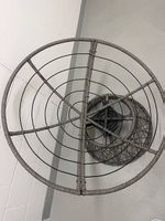 2 Rattansessel in Schalenform