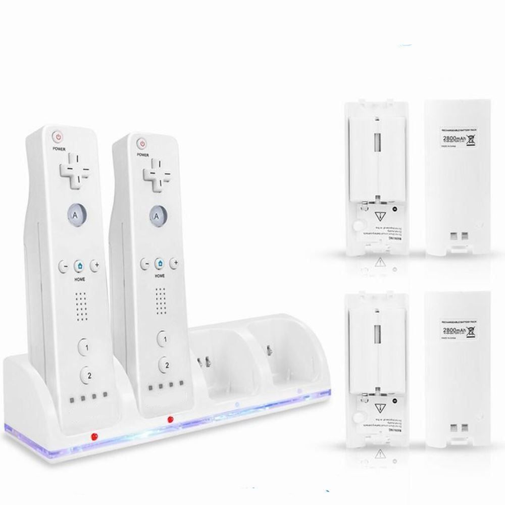 Caricabatterie: Nintendo Controller Ladestation + 4 Akku – Nuovo (secondo la descrizione) da Thun venduto da Top32 5