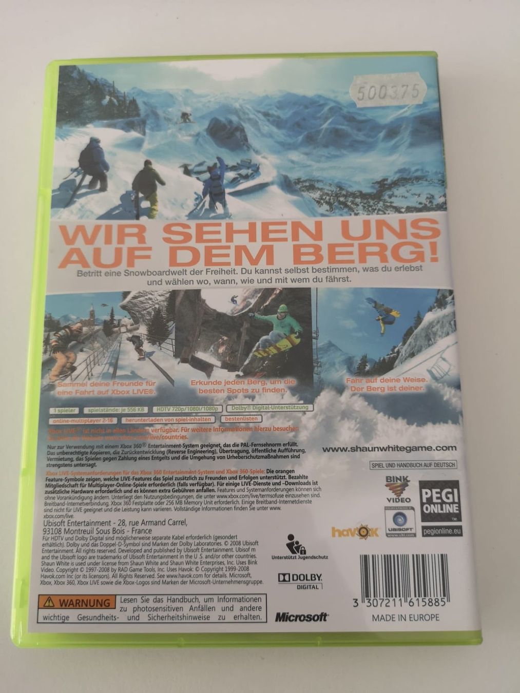 Spiele: ShaunWhite Snowboarding (XBOX 360) – Gebraucht aus Herisau von Seyashop1 2
