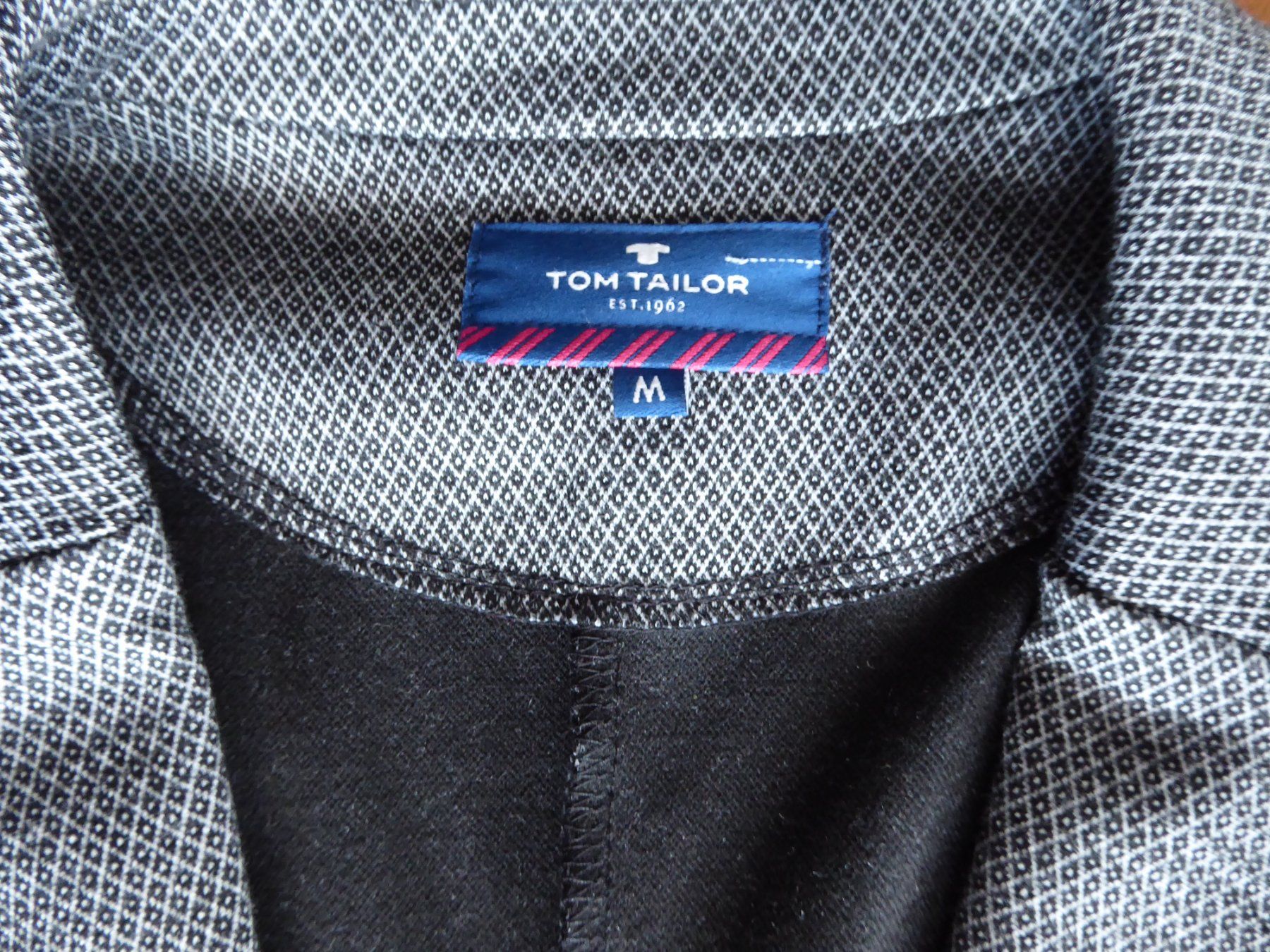Tom Tailor Giacche: Blazer Tom Tailor schwarz/weiss Grösse M – Usato da Entlebuch venduto da roma6370 1