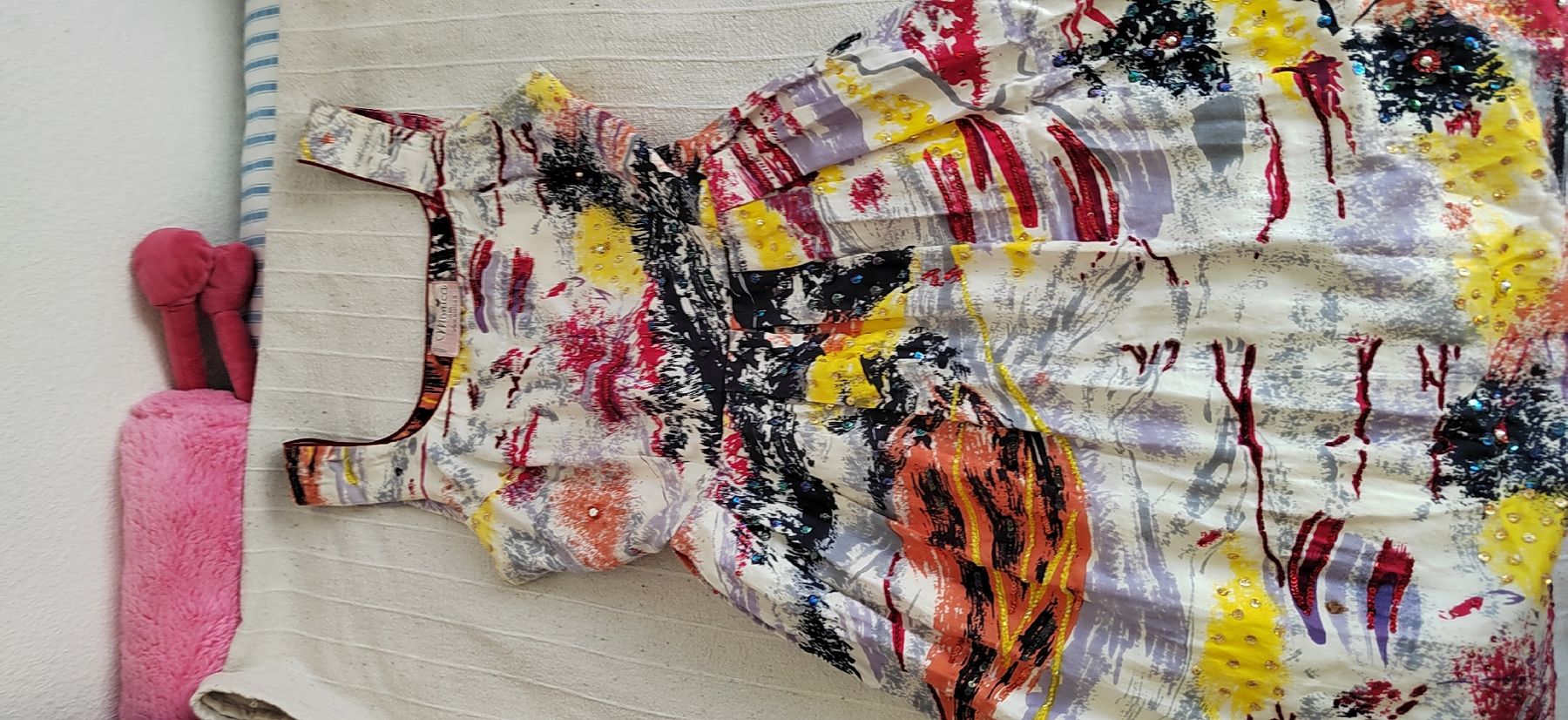 Vestiti: Robe d'été chic et unique, multicolore, taille 36 – Usato da Lausanne venduto da Kitty_Friperie 6