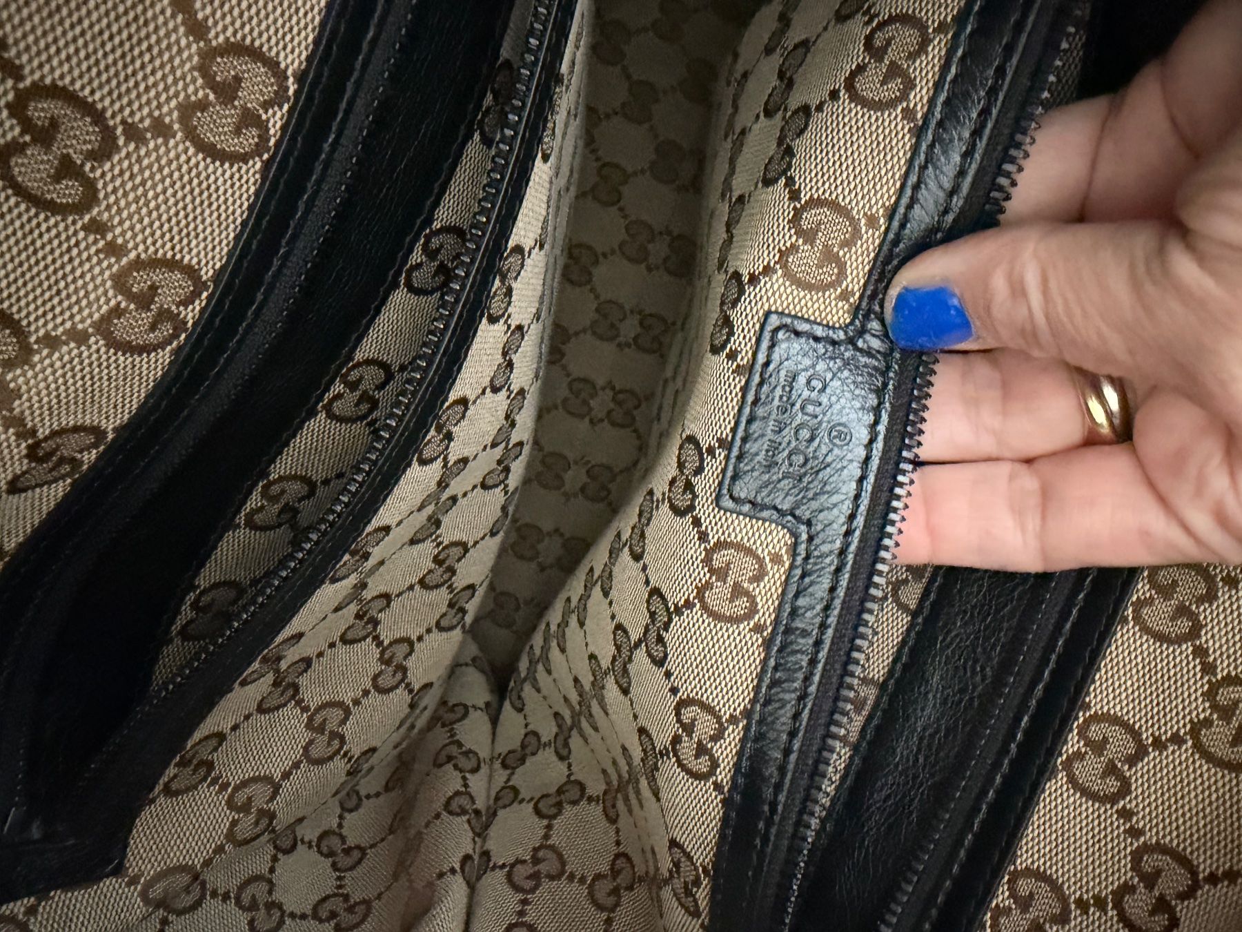 Gucci Borse da donna: Gucci leder Tasche groß – Usato da Allschwil venduto da Figidindia 1