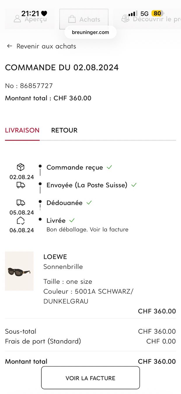 Loewe Occhiali & Lenti: Lunettes de soleil LOEWE – Usato da Marin-Epagnier venduto da Cris_Tina_Elena_26 5