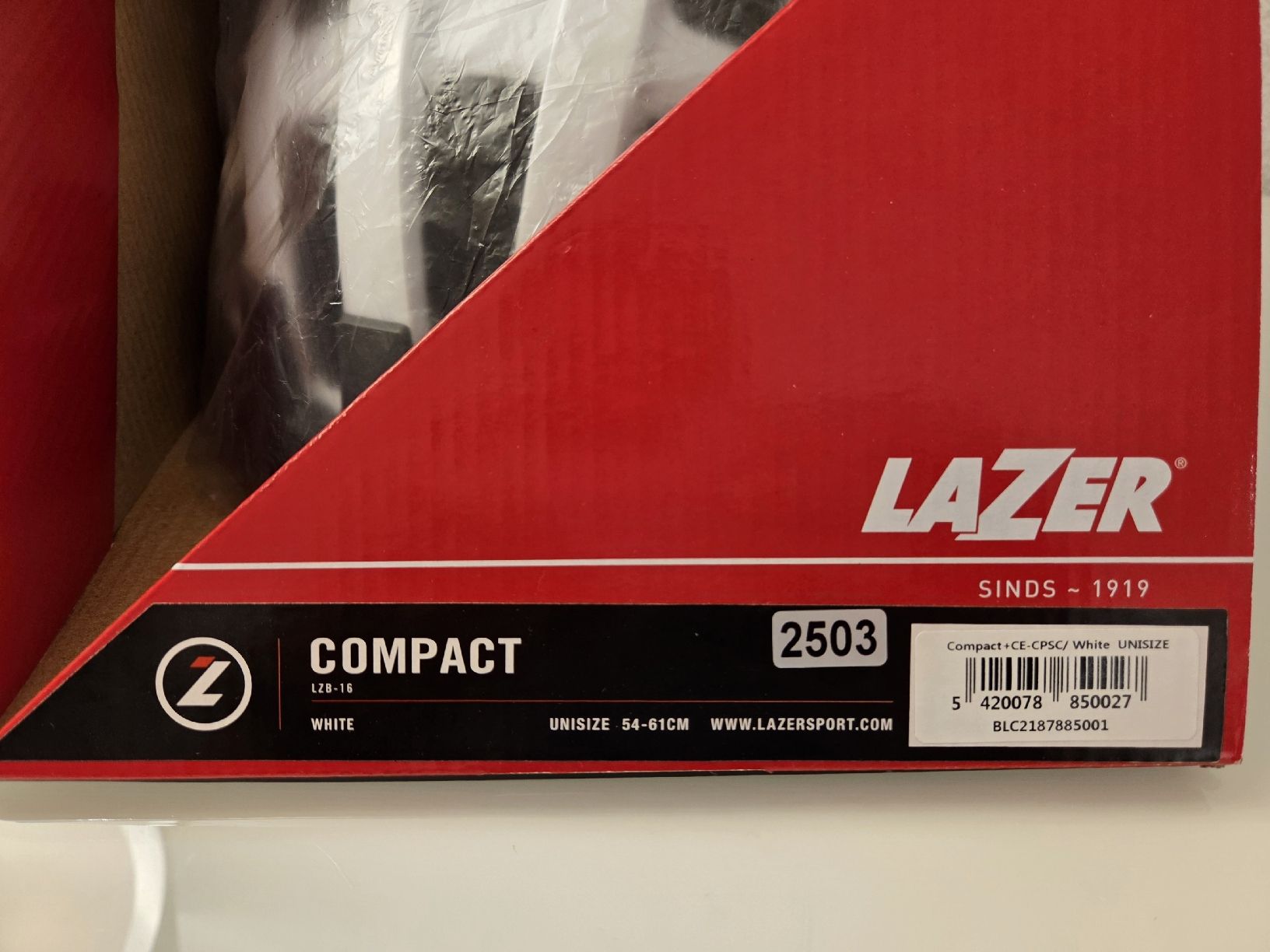 Caschi: Lazer Compact Velohelm Unisex Gr. 54cm - 61cm – Nuovo e nell'imballaggio originale da Braunau venduto da Brand-Store 1