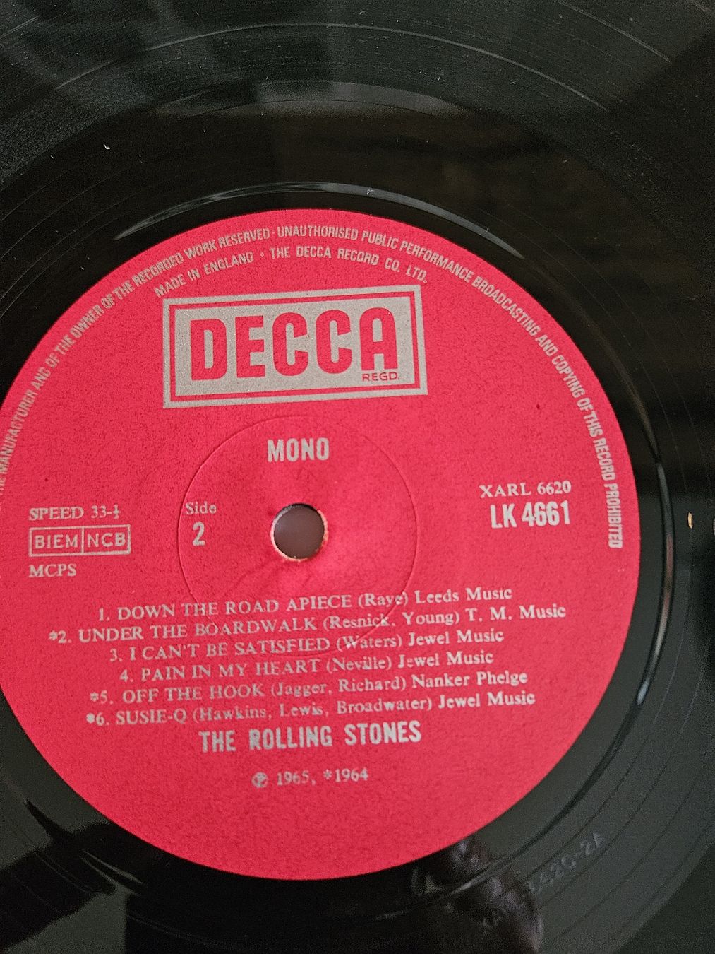 Schallplatten: The Rolling Stones No.2, Vinyl LP, DECCA 1965 – Gebraucht aus Bertschikon Gossau von simla09 3