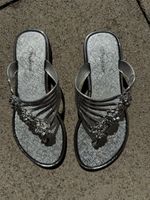 Flip Flops silber Grösse 36