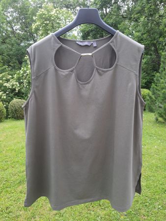 Trägershirt von Ulla Popken, ungetragen, Gr. 50/52