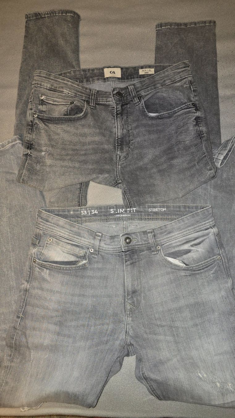 C&A Jeans: Zwei graue Herren Jeans C & A, Grösse 33/34 – Usato da Muttenz venduto da pixopus 2