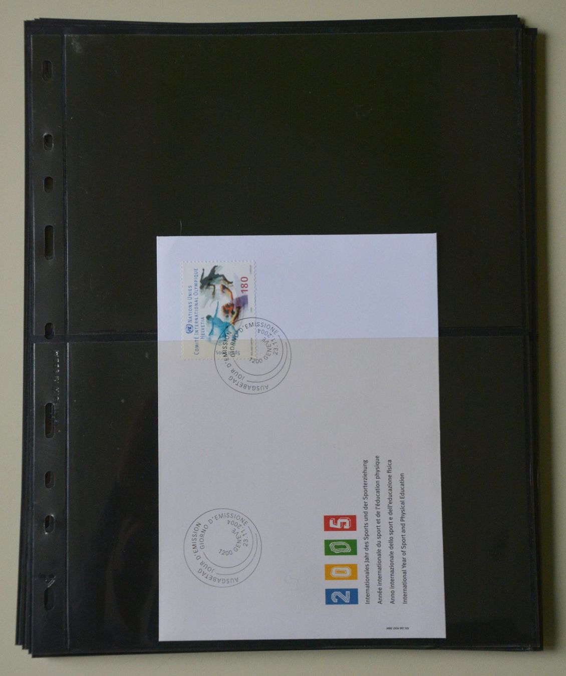 Album: 14 vergilbte OPTIMA FDC-Einsteckhüllen – Usato da Niederhasli venduto da Bruredi57 1