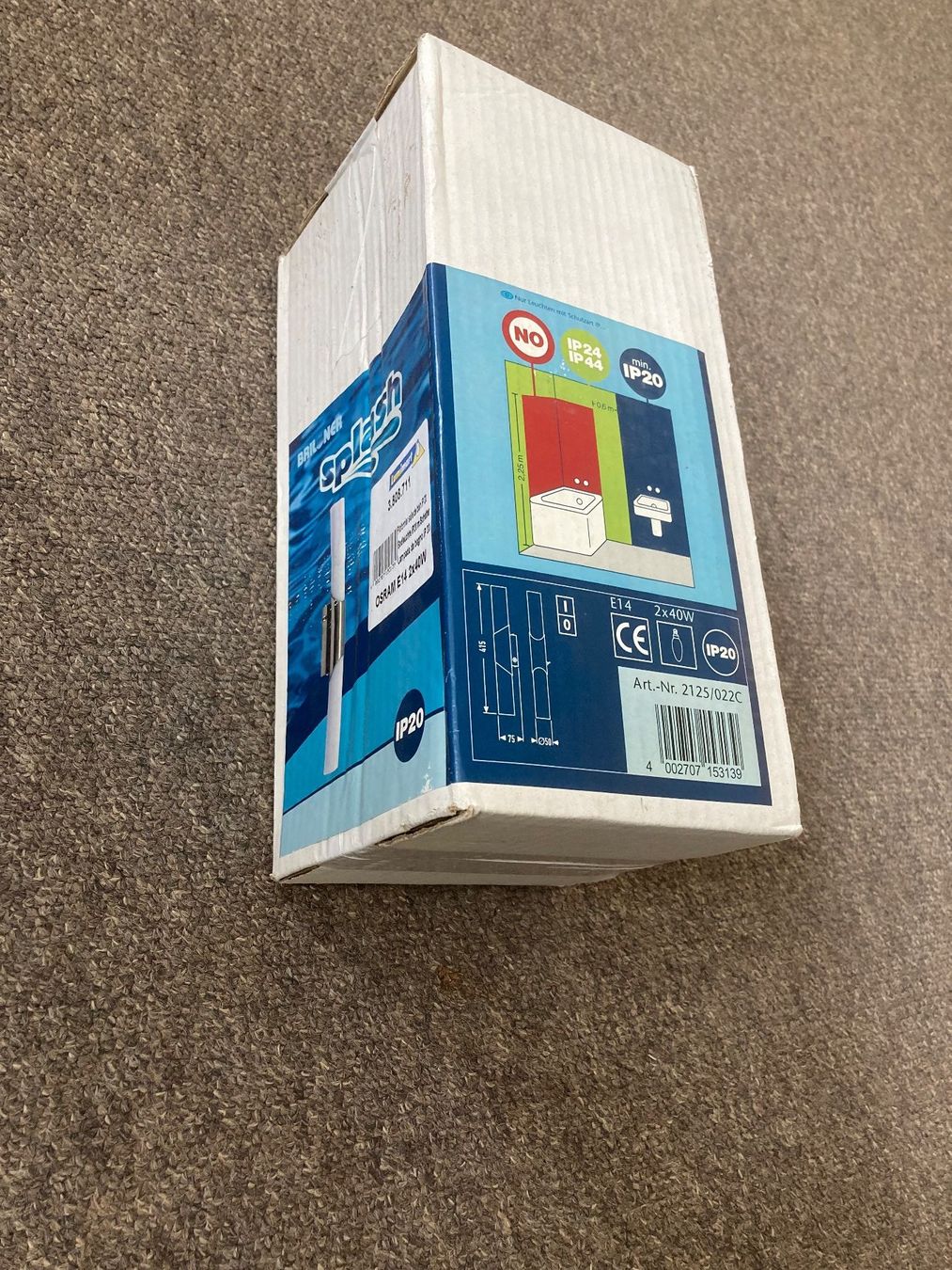 Osram Lampade: Badleuchte IP20 mit Schalter / BRILONER SPLASH – Nuovo e nell'imballaggio originale da Belp venduto da blunier02 2