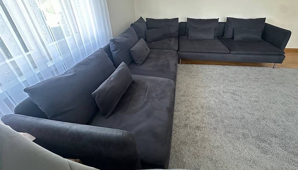 Divani: IKEA SÖDERHAMN 4er-Sofa,Tonerud grau – Usato da Abtwil SG venduto da leon-77 1