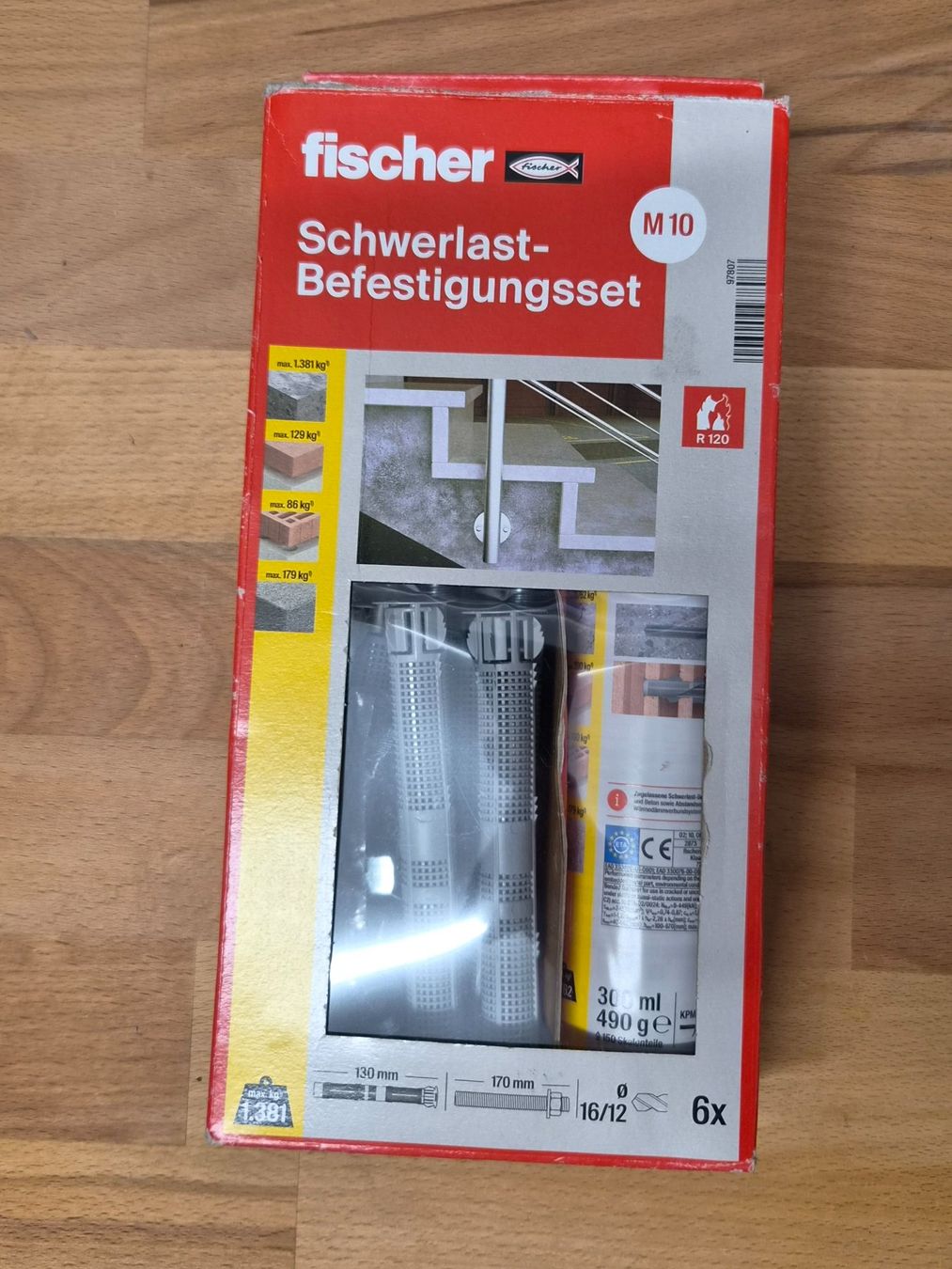 Fischer Tutti gli attrezzi: Fischer Schwerlast-Befestigungsset M10 – Nuovo e nell'imballaggio originale da Wimmis venduto da Jan_Wim