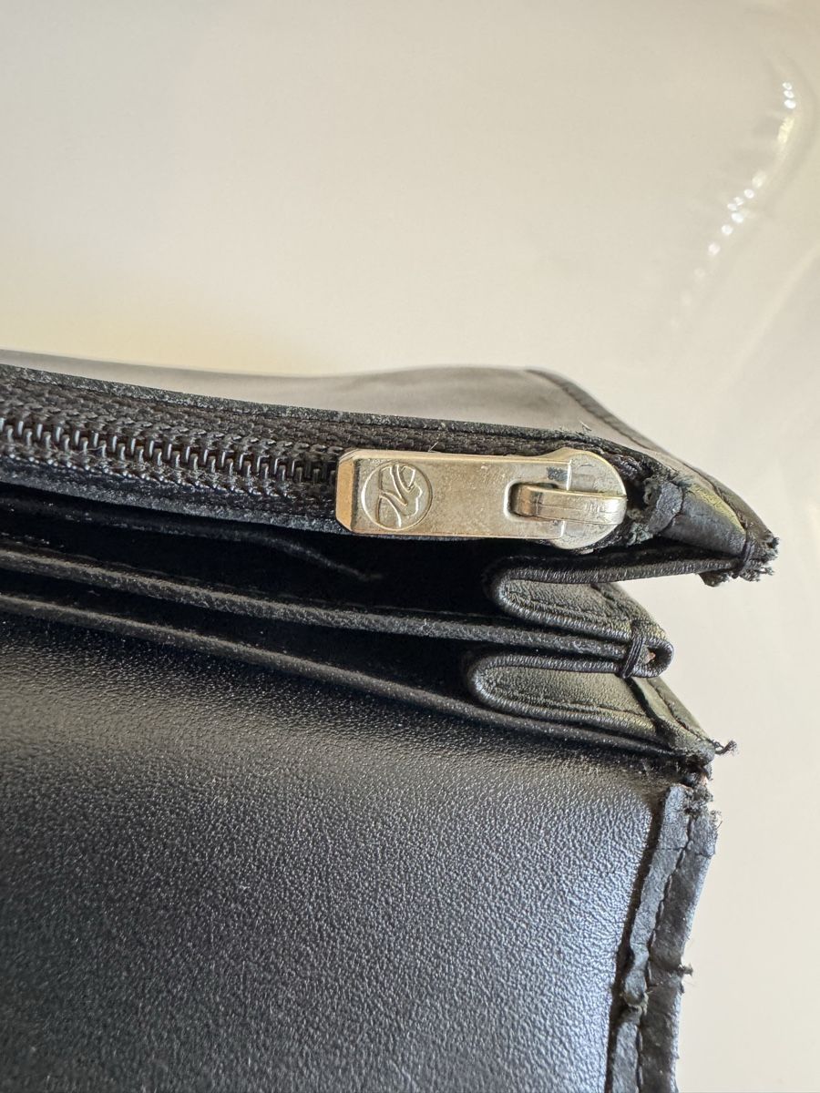 Longchamp Portamonete: Longchamp Le Roseau Leder Portefeuille – Usato da Vionnaz venduto da b_f_d_r_g 2