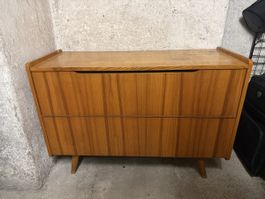 Mid-Century Kommode: Seltenes Musikmöbel mit Klappdeckel