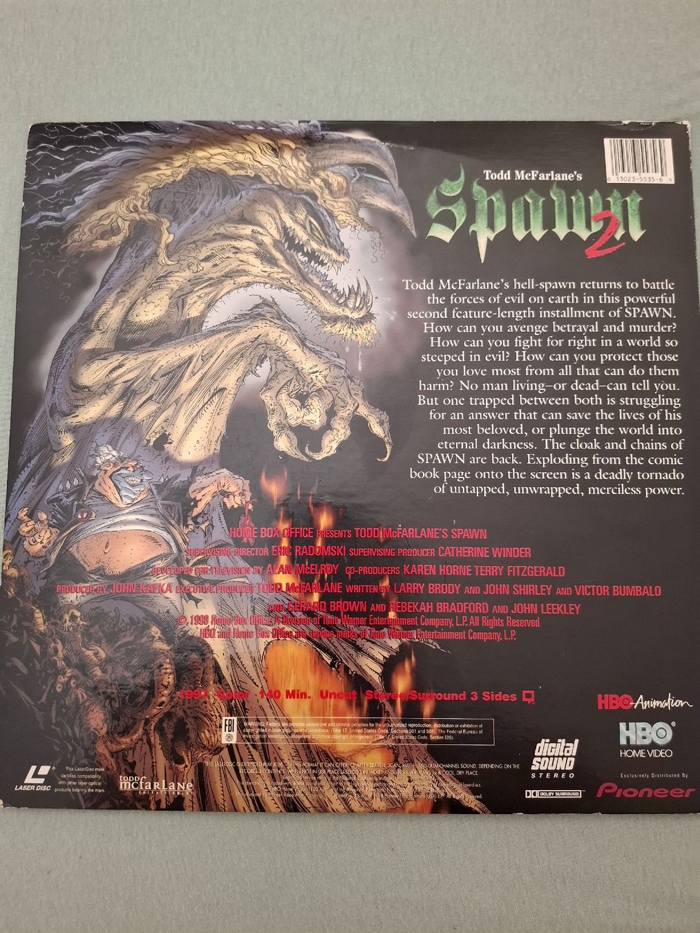 Tutti i DVDs: Laserdisc Todd McFarlane Spawn 2 Special Edition film – Usato da Monte Carasso venduto da Buttefly 3