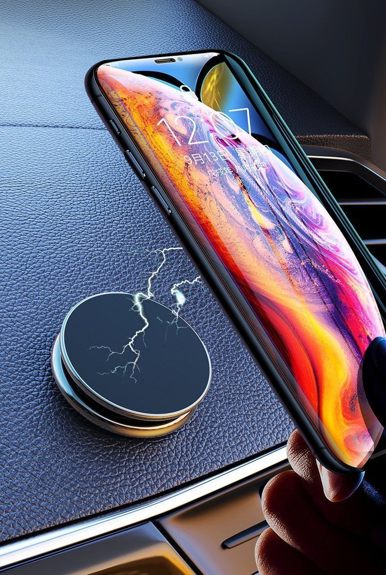 Supporti a parete: Support téléphone magnétique puissant avec rangement cable – Nuovo e nell'imballaggio originale da Morges venduto da Carskin 4
