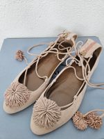 Aquazurra Ballerinas, neu, Größe 40, echtes Leder