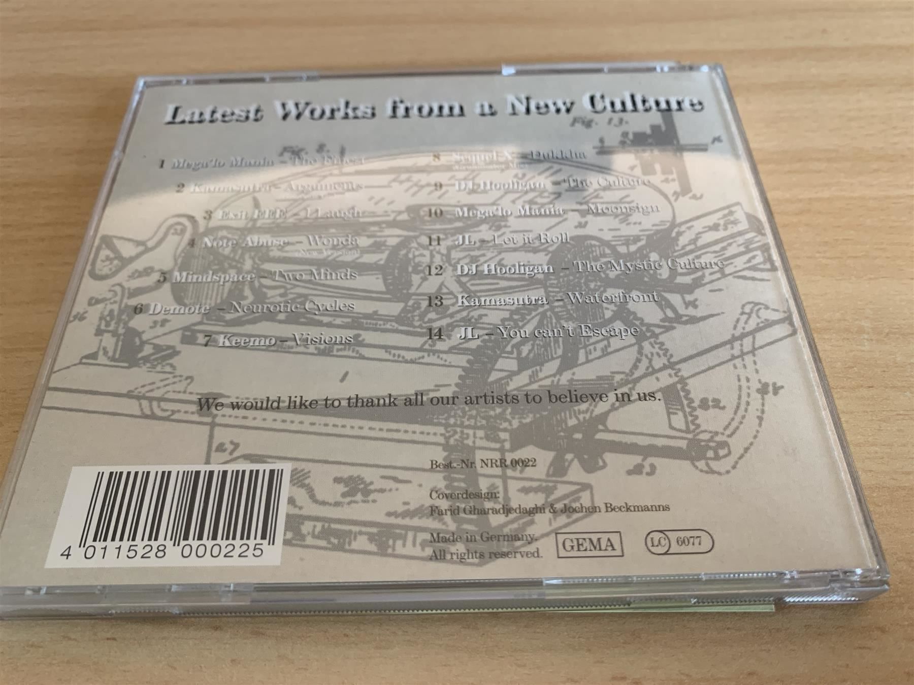 CD: Various - Latest Works From A New Culture – Usato da Rikon im Tösstal venduto da Alpenmutz 1