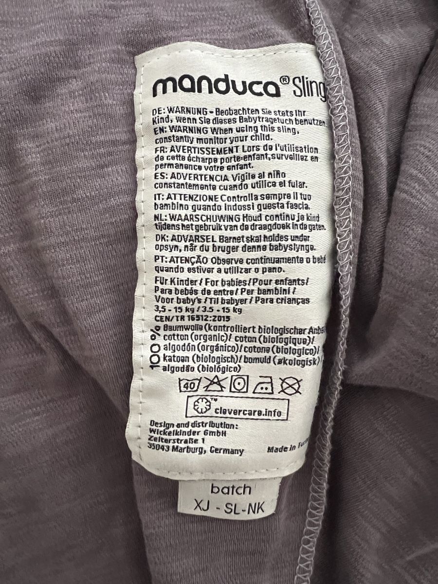 Manduca Bauch- & Rückentragen: Manduca Tragetuch – Gebraucht aus Aristau von pau_n8cv 2