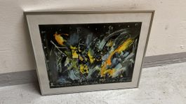 Abstrakte Kunst – Vintage Wandbild