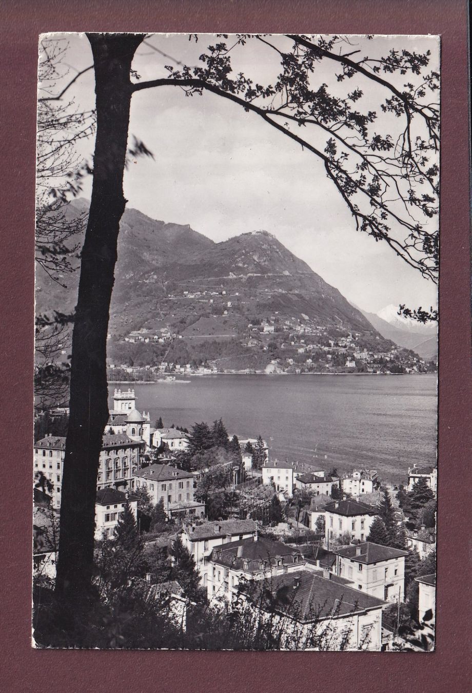 Ansichtskarten: LUGANO - Monte Brè - 1957 – Gebraucht aus Pully von nicecards