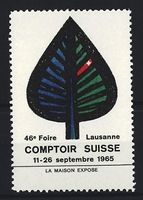 Reklamemarke Lausanne, Comptoir Suisse 1