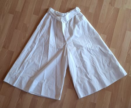 COS Culotte 100% Baumwolle Weiss Grösse 40 neu