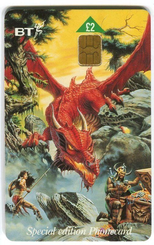 Telefon- & Taxkarten: Telefonkarte "Drache". England. – Gebraucht aus Basel von Butsch5