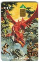 Telefonkarte "Drache". England.