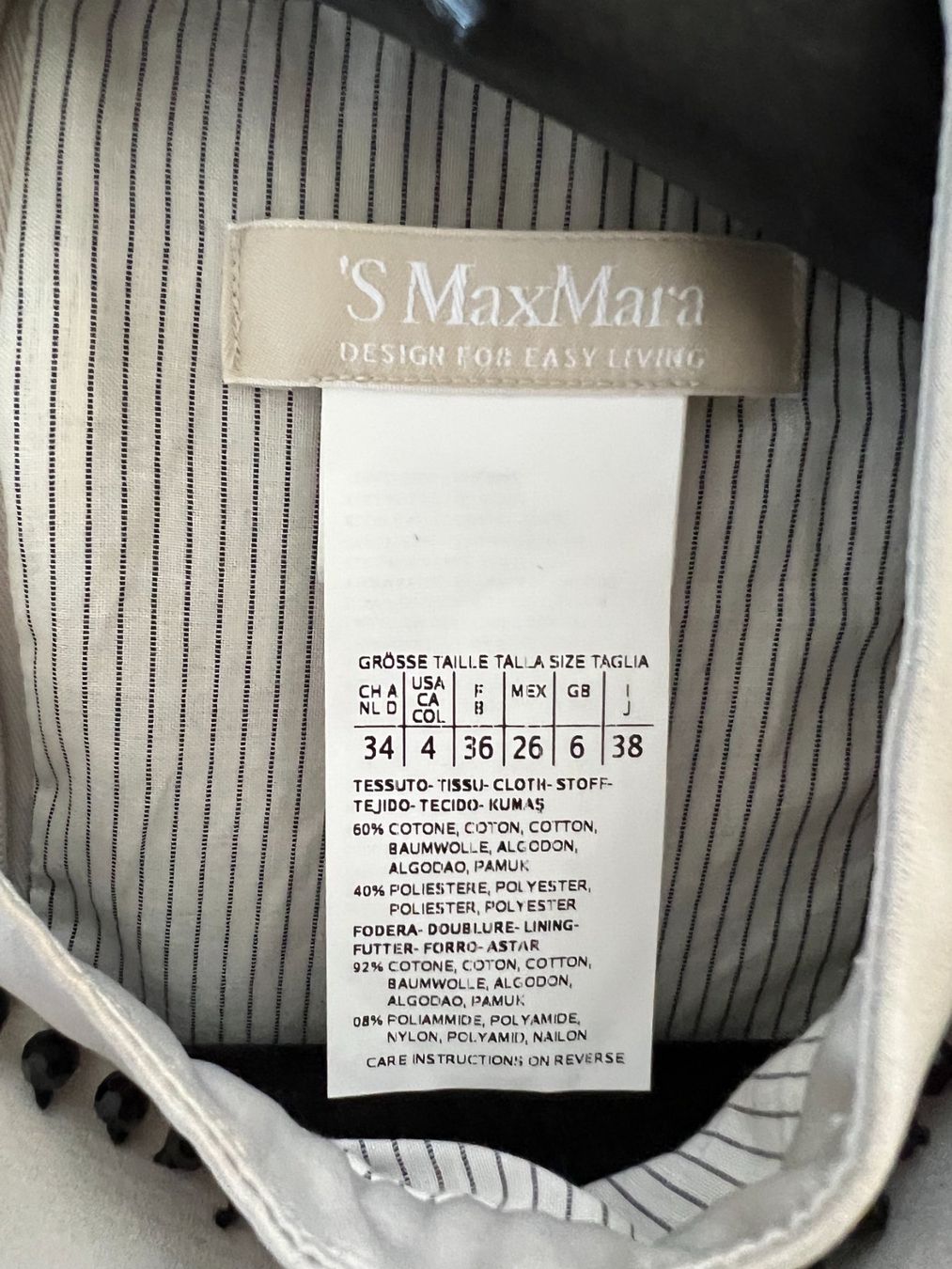 Max Mara Vestiti: Max Mara Damenkleid Gr. 34 NEU GARANTIE – Nuovo (secondo la descrizione) da Zürich venduto da Miviraz 4