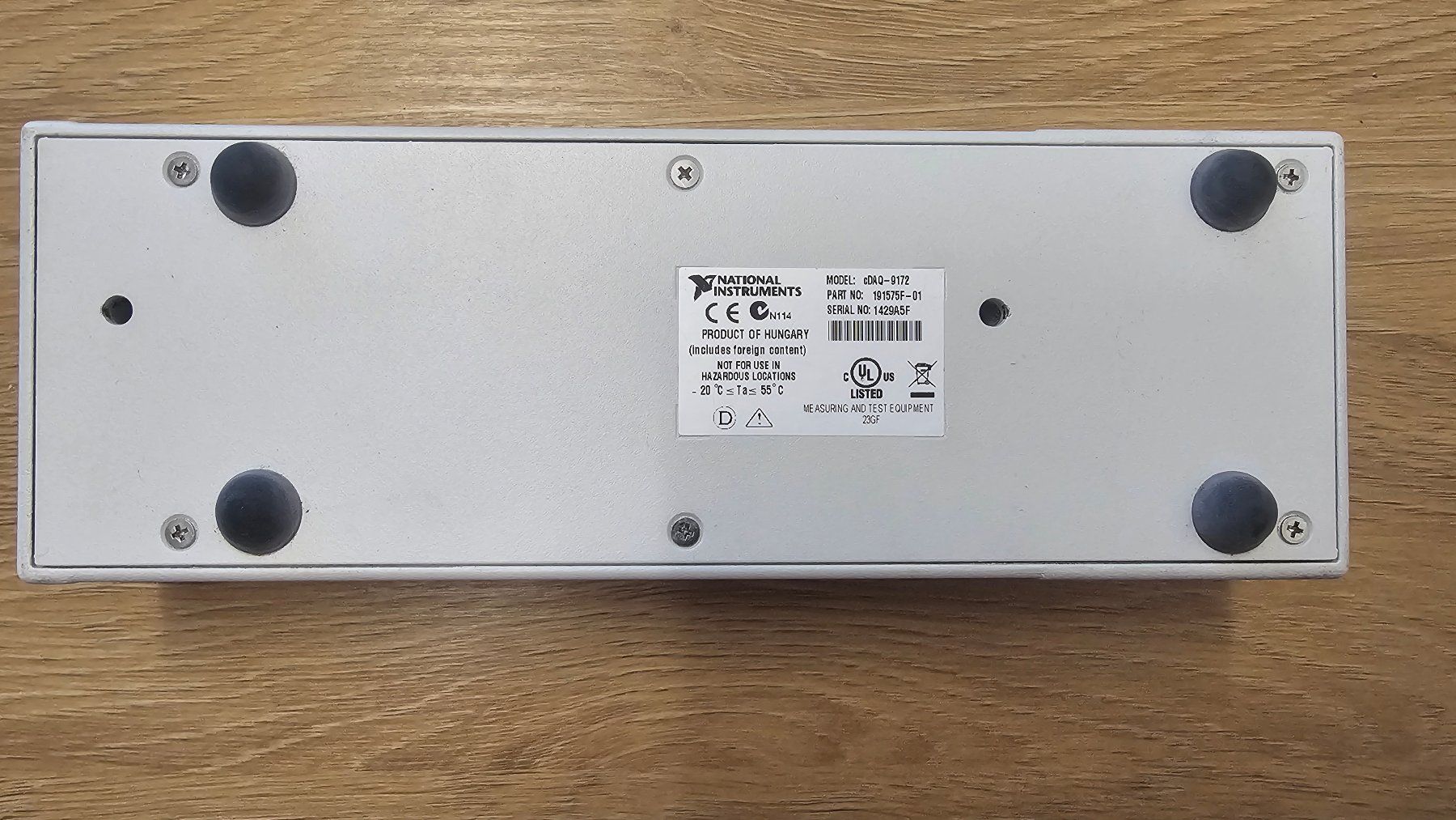 National Instruments Componenti elettronici: National Instruments NI cDAQ-9172 Chassis inkl. Netzgerät – Usato da Boniswil venduto da LakeSide_Boniswil 3