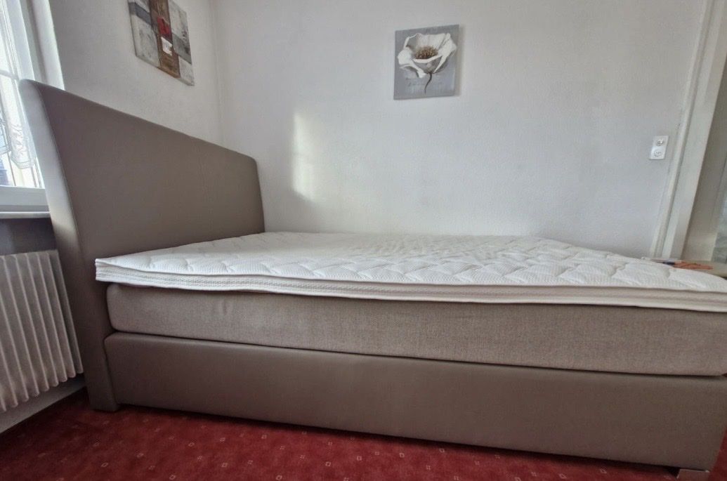 Lits: Boxspringbett LENNO 140x200 cm inkl. Topper – D'occasion à Binningen par Daxon 2